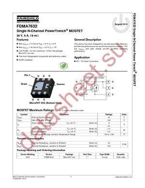 FDMA7632 datasheet  